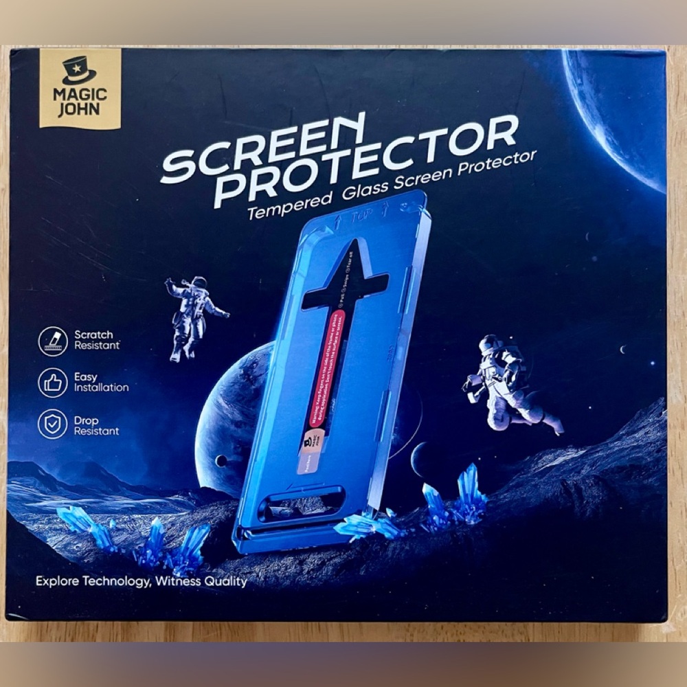 Blue Tempered Glass Screen Protector